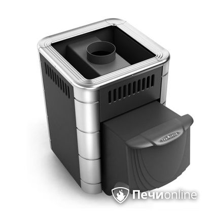 Дровяная банная печь TMF Оса Carbon антрацит нержавеющие вставки дверь антрацит в Бердске